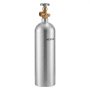 VEVOR 20 Cu. Ft DOT Nitrogen Cylinder Aluminum Alloy Air Tank (Ships Empty), High-Strength Aluminum Alloy 6061-T6 Cylinder with CGA-580 Valve & Handle, for Manufacturing, Welding, Beverage Production