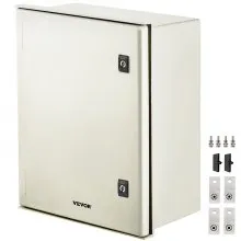 VEVOR Gabinete de Fibra de Vidrio Caja de Gabinete Eléctrico 19.7 x 15.7 x7.9" Montaje en Pared