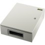 Gabinete de acero nema VEVOR con un diseño elegante, cerradura y apertura de ventilación.