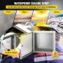 Caja de acero VEVOR NEMA, 20 x 20 x 6', NEMA 4X, caja eléctrica de acero, IP66, resistente al agua y al polvo, caja de conexiones eléctricas para exterior/interior, con placa de montaje