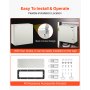 VEVOR NEMA Metal Case, 24 x 24 x 12 in, NEMA 4X Metal Electric Enclosure, IP66 Water & Dust Resistant, Suitable for Both Outdoor & Indoor Use, Includes Mounting Plate