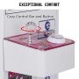 Vevor 110v Mini Garra Grúa Máquina Caja de metal Bar Candy Toy Catcher A prueba de sacudidas