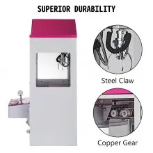 Vevor 110v Mini Garra Grúa Máquina Caja de metal Bar Candy Toy Catcher A prueba de sacudidas