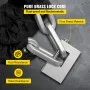 Candado de cadena resistente VEVOR, kit de cadena y candado de seguridad de 2/5 pulgadas x 6,58 pies, cadena endurecida de primera calidad, núcleo de candado de latón puro con 3 llaves, apto para motocicleta, generador, puertas, bicicleta, scooter