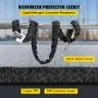 Candado de cadena resistente VEVOR, kit de cadena y candado de seguridad de 2/5 pulgadas x 6,58 pies, cadena endurecida de primera calidad, núcleo de candado de latón puro con 3 llaves, apto para motocicleta, generador, puertas, bicicleta, scooter