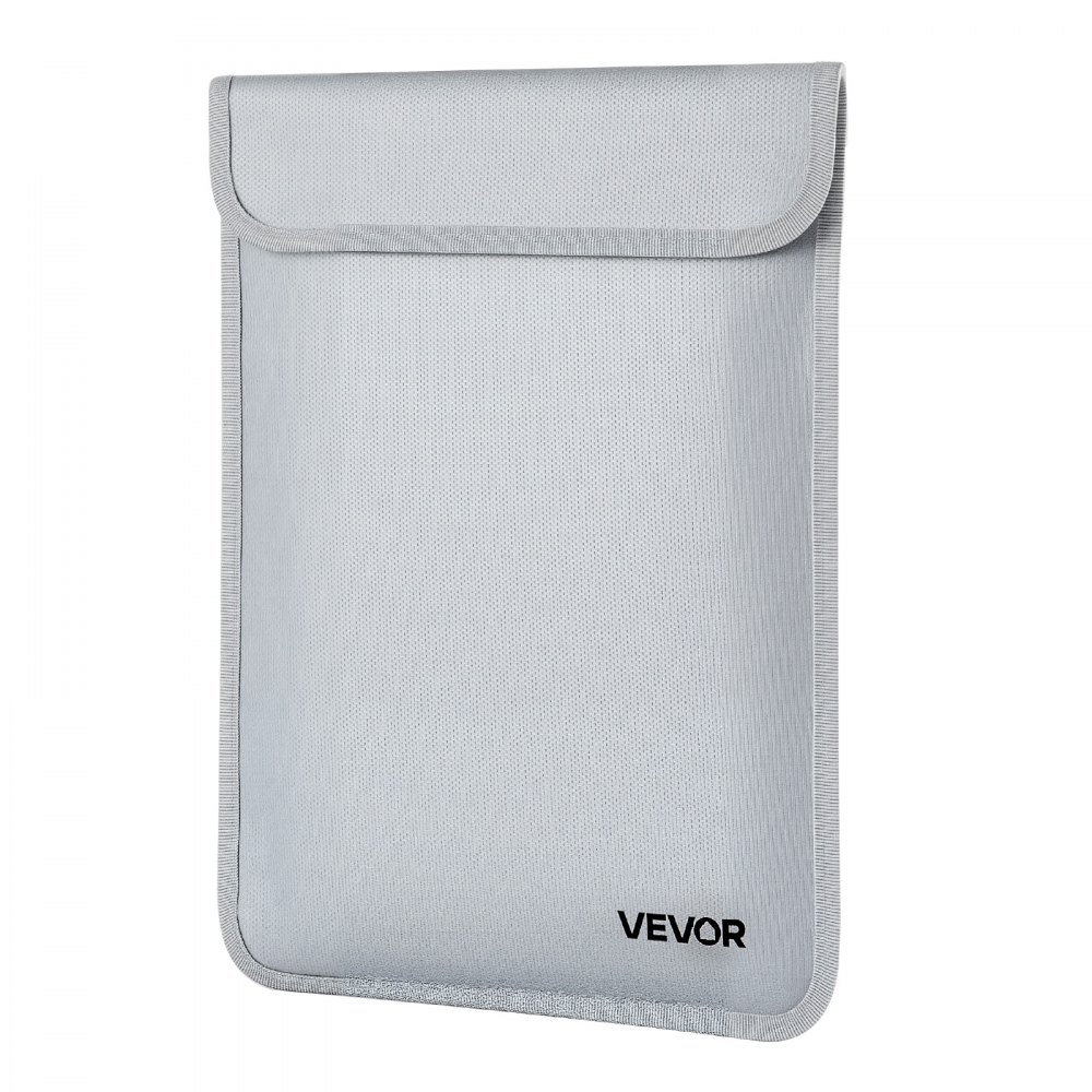 Bolsa ignífuga para documentos VEVOR, resistente al agua y al fuego, con aislamiento térmico de 1100 °C y cremallera suave, organizador portátil para guardar archivos, ideal para viajes, oficina en casa, pasaportes, documentos importantes y archivos.