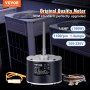 VEVOR Motor de ventilador de condensador 5KCP39EGS070S, 5KCP39EGY823S, 1/4 HP 208-230V, 1100RPM, motor de condensador de repuesto mejorado estándar OEM, giratorio reversible, a prueba de explosiones CBB65 5μF/370V Condensador