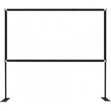 VEVOR Pantalla Proyector 100" Pantalla Proyector con Soporte Portátil 4K HD 16:9