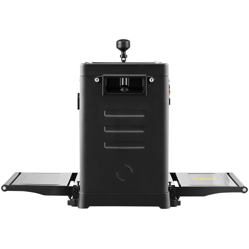Cepilladora de espesor VEVOR, una velocidad, mesa de trabajo de 33 cm de ancho, cepilladora de sobremesa, dos cuchillas, potente motor de 15 A y 2000 W, mesa de entrada extendida de 30 cm, bajo nivel de ruido para la eliminación de materiales de madera dura y blanda.