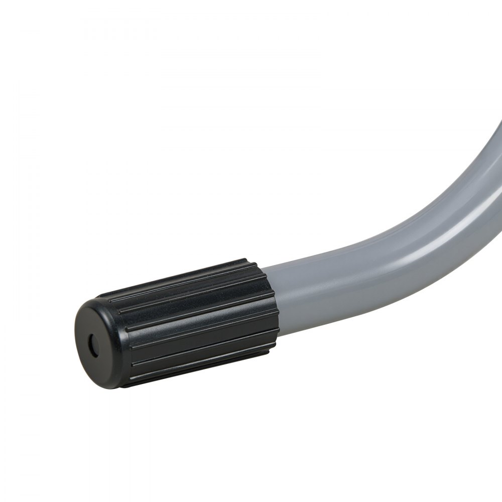 VEVOR Escalera para Piscina Desmontable de 4 Peldaños Capacidad 136kg, Escalera de Seguridad Antideslizante de Acero al Carbono con Pasamanos Ergonómicos, Patas de Goma para Piscina Elevada de 132,1cm