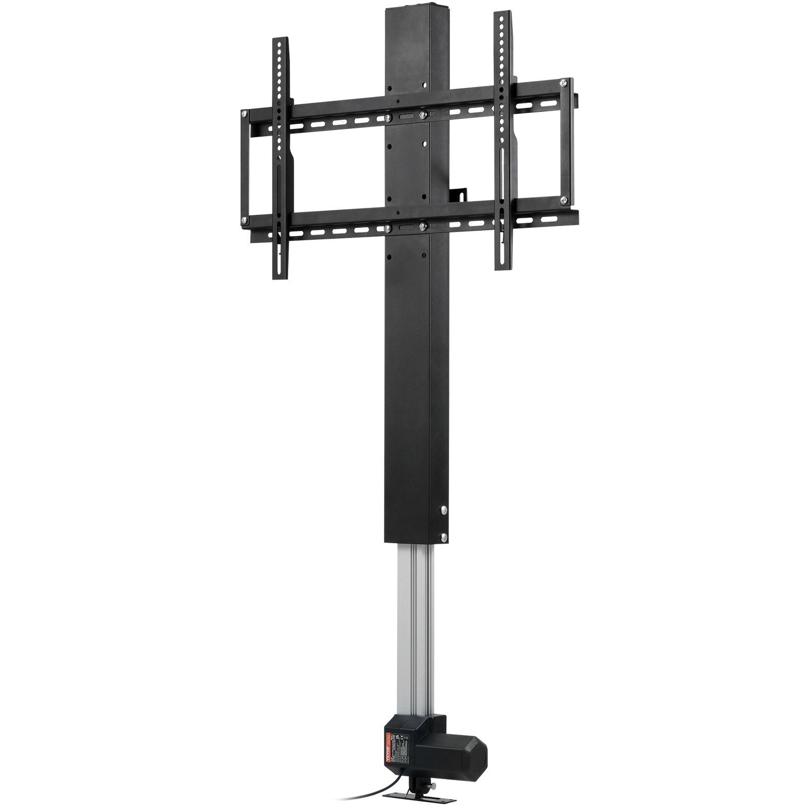 Elevador de TV automatizado VEVOR, recorrido de 31" para pantallas de hasta 60", altura ajustable de 42" a 73", control remoto, soporta 132 lb