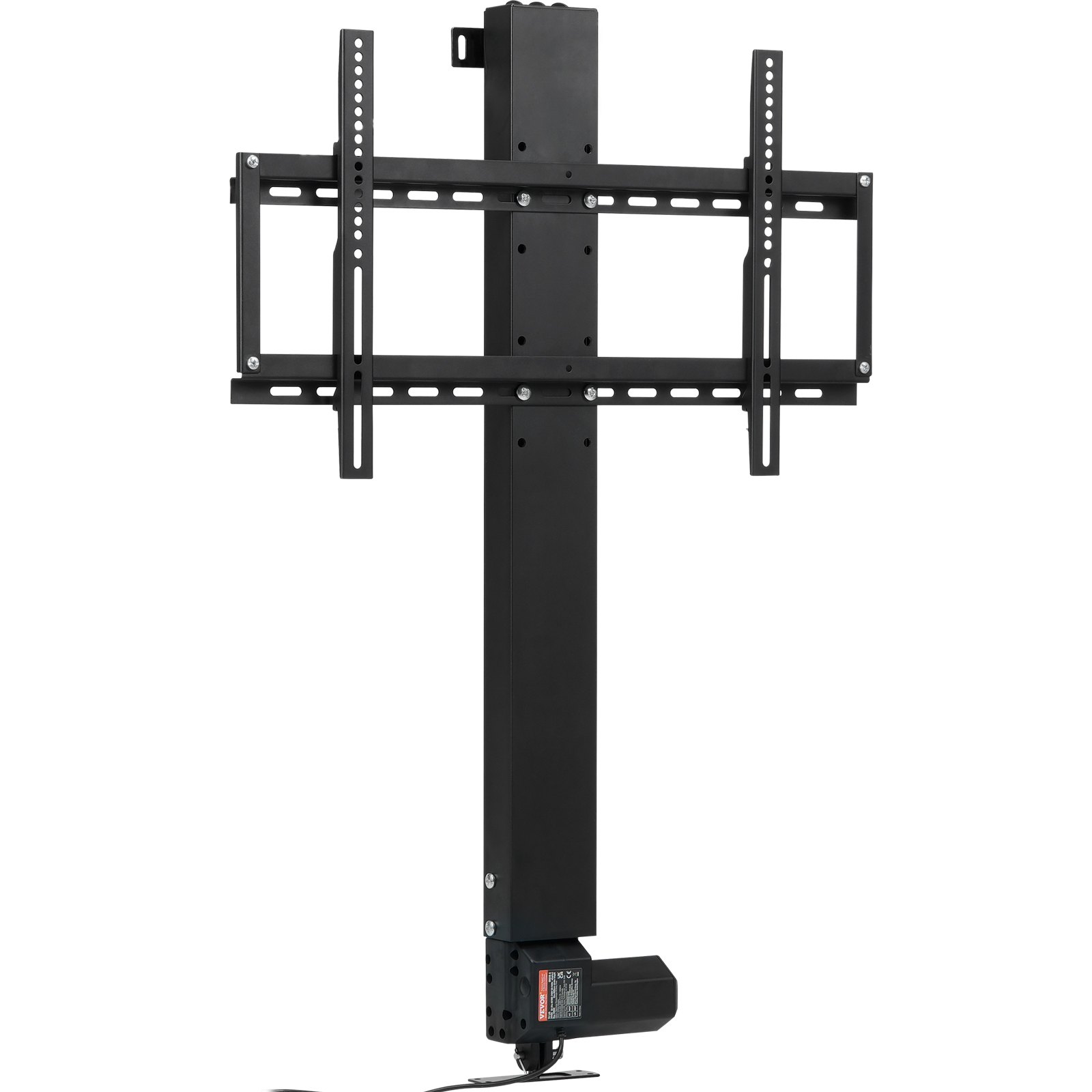 Elevador de TV automatizado VEVOR, recorrido de 31" para pantallas de hasta 60", altura ajustable de 42" a 73", control remoto, soporta 132 lb