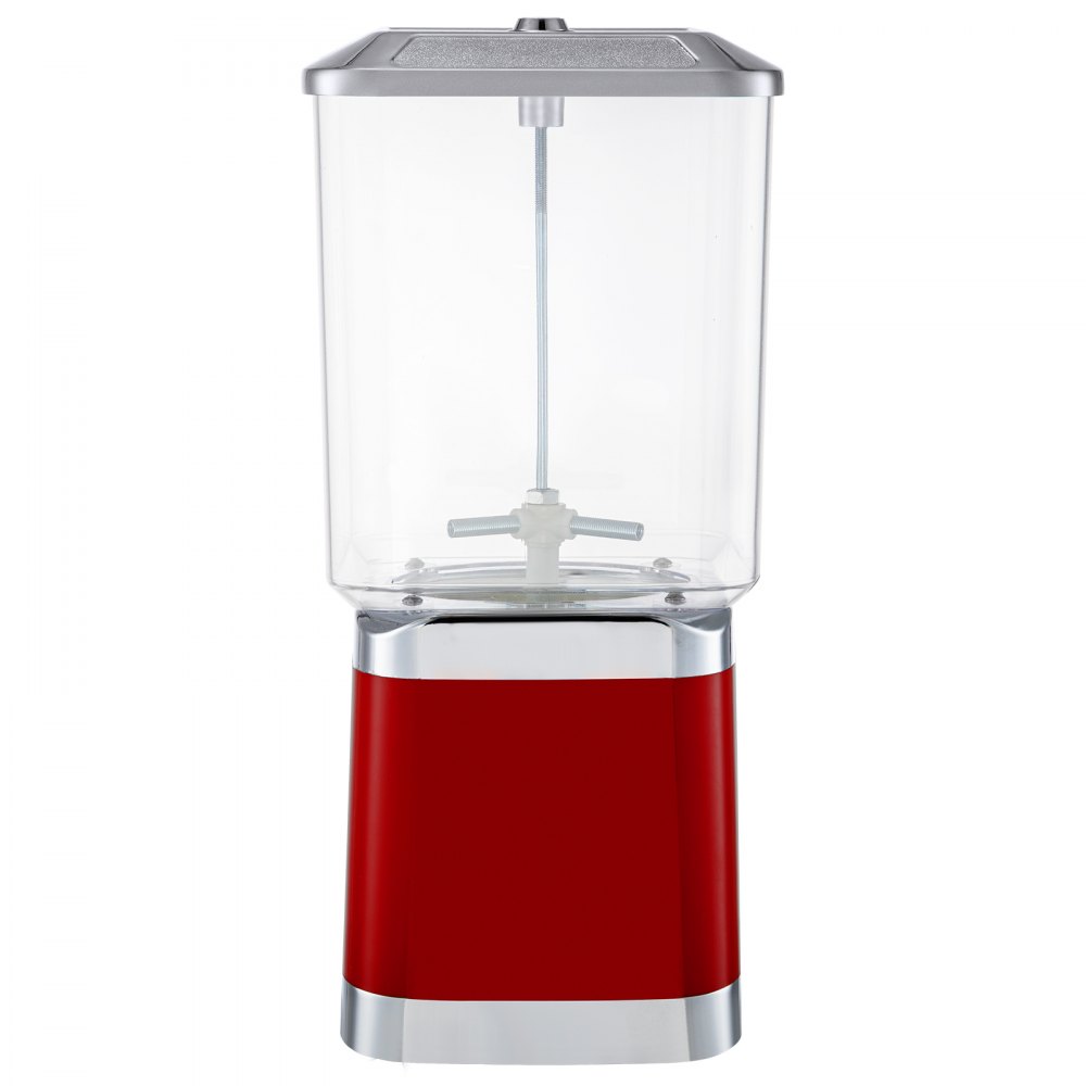 VEVOR Gumball Machine Gumball Coin Bank Vintage PC Máquina expendedora Soporte Rojo