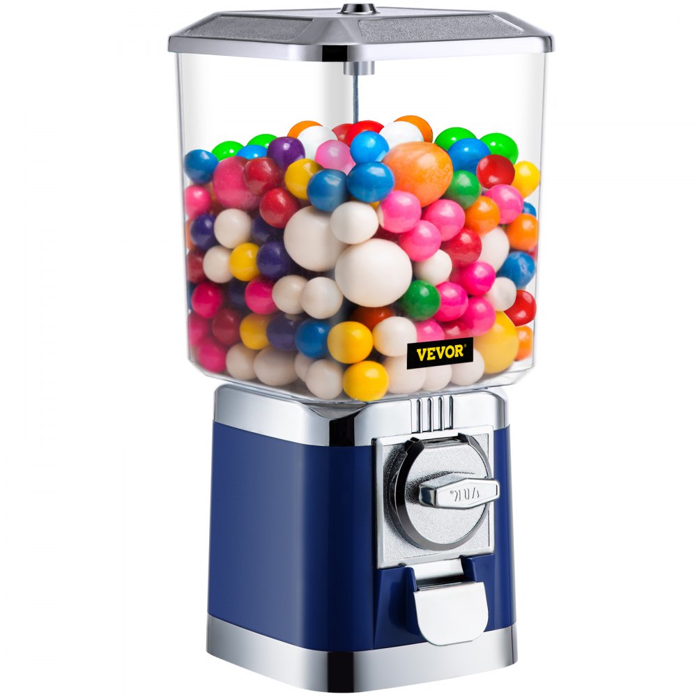 Máquina expendedora VEVOR, banco de chicles clásico, gran capacidad de carga, máquina de chicles de caramelo, mini máquinas expendedoras, máquina dispensadora de chicles para niños, perfecta para cumpleaños, Navidad y fiestas infantiles