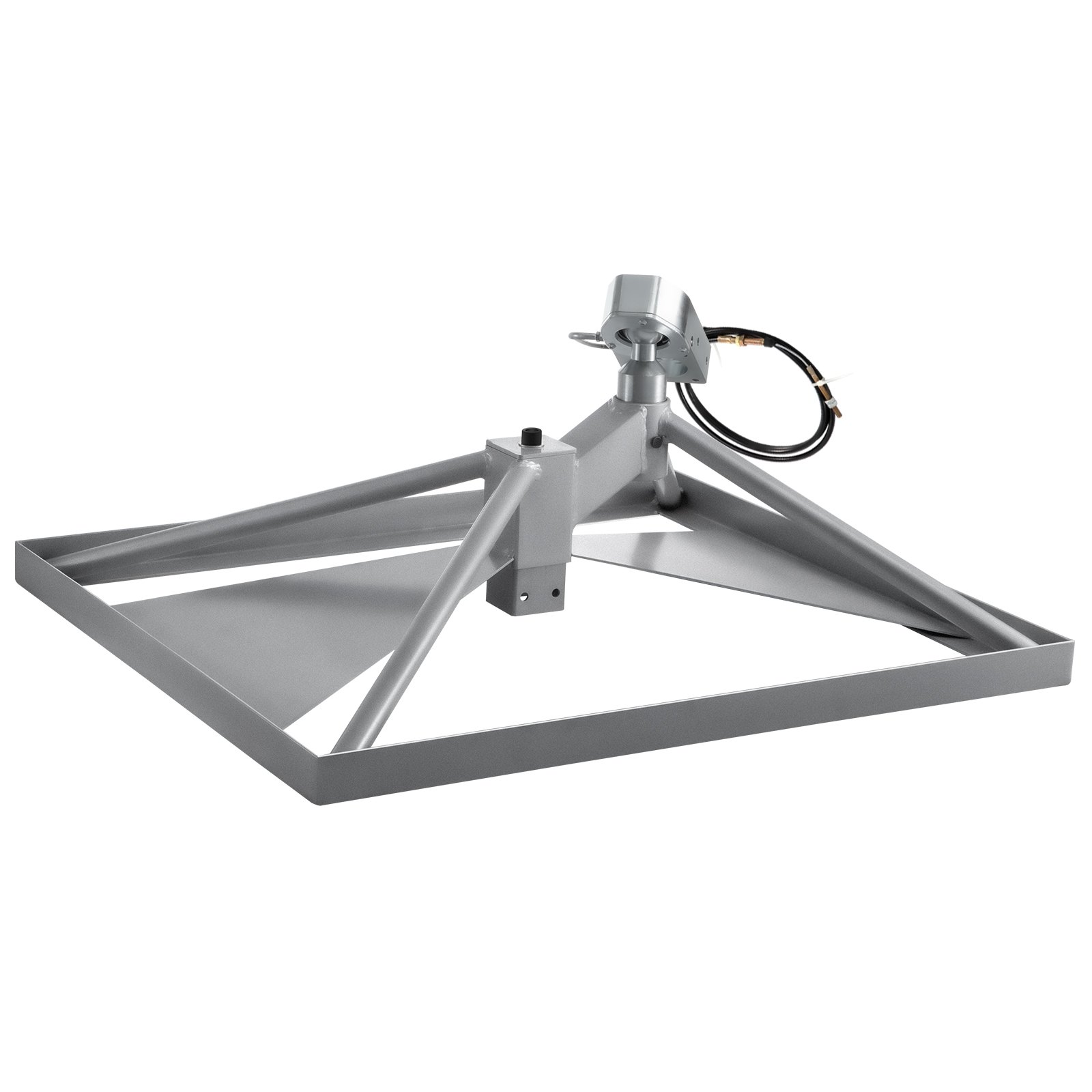 Enganche de quinta rueda VEVOR, soporte de cuello de cisne, adaptador de enganche de remolque, base de aluminio de 12.6" de alto, 22046 lbs GTWR, peso de lengüeta de 4409 lbs, se adapta a la mayoría de los camiones con bolas de enganche de cuello de cisne
