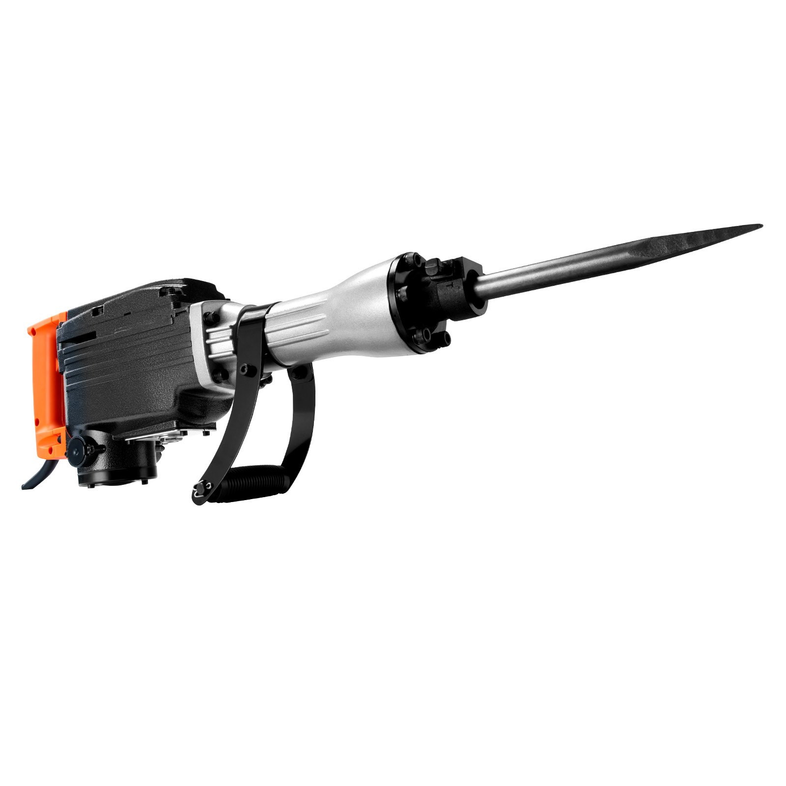 Martillo demoledor VEVOR, 1350 BPM, rompedor de hormigón, 6 cinceles y brocas para cincelar, con estuche, martillo eléctrico de 2200 W para trabajos pesados, negro