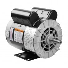 Motor eléctrico de compresor de aire VEVOR 2HP SPL, 115/230 V, 15/7,5 amperios, 56 marcos 3450 RPM, eje con llave de 5/8", rotación CW/CCW, longitud del eje de 1,88" para compresores de aire