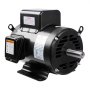 VEVOR Motor eléctrico de compresor de aire de 7,5 HP, 230 V, 30 amperios, marco 184T 3450 RPM, eje con llave de 1-1/8 pulgadas, rotación CW/CCW, longitud del eje de 2,75 pulgadas para compresores de a