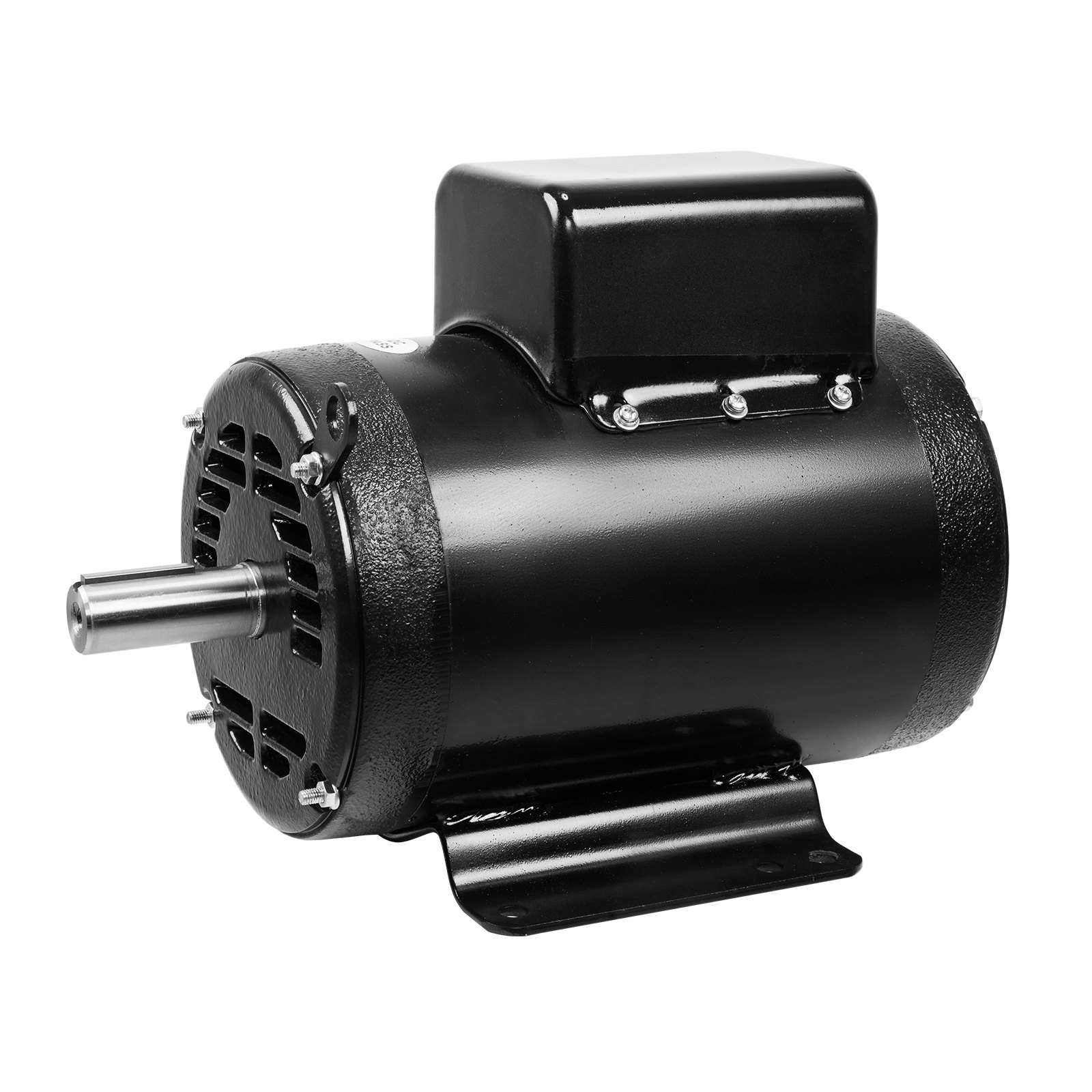 VEVOR Motor eléctrico de compresor de aire de 7,5 HP, 230 V, 30 amperios, marco 184T 3450 RPM, eje con llave de 1-1/8 pulgadas, rotación CW/CCW, longitud del eje de 2,75 pulgadas para compresores de a