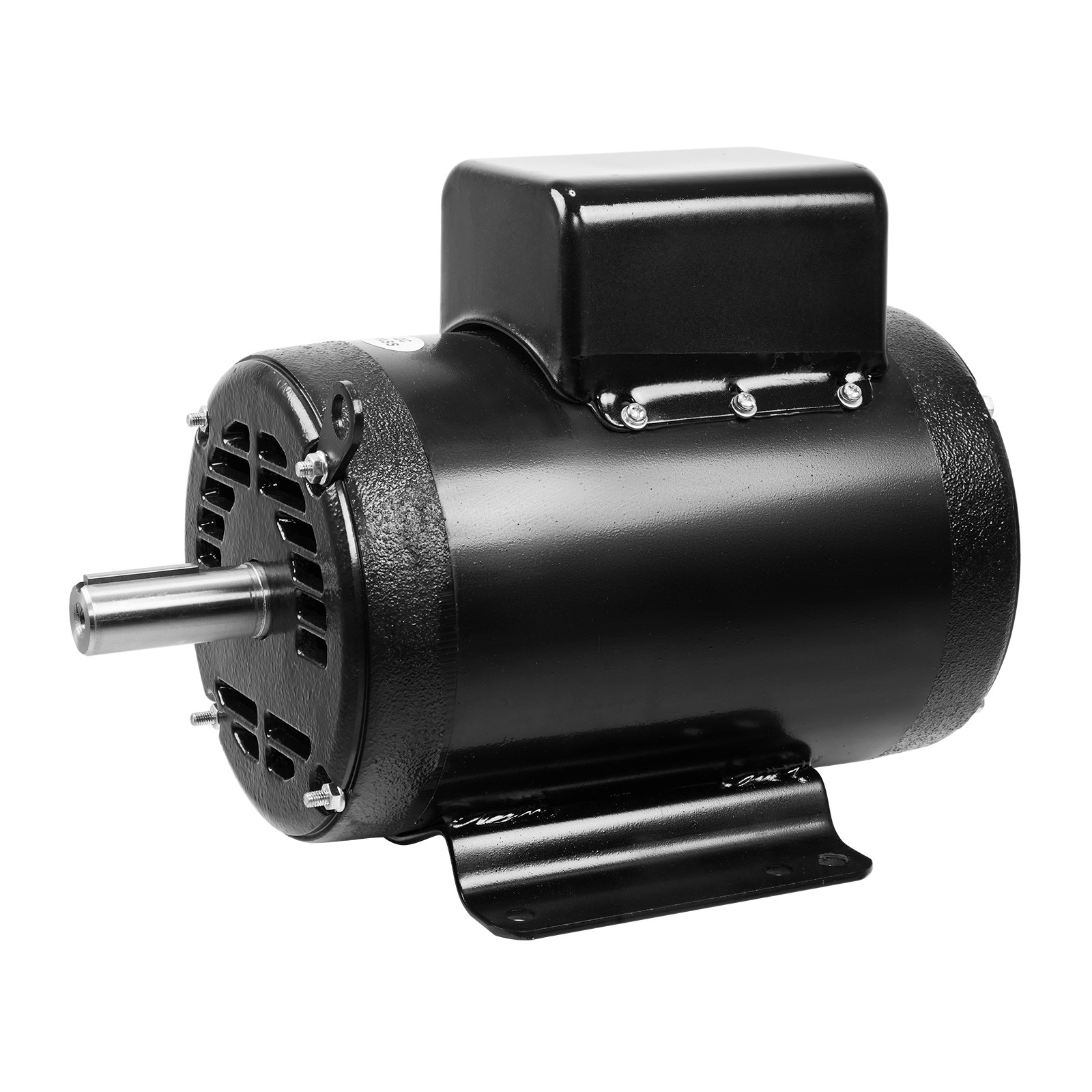 VEVOR Motor eléctrico de compresor de aire de 7,5 HP, 230 V, 30 amperios, marco 184T 3450 RPM, eje con llave de 1-1/8 pulgadas, rotación CW/CCW, longitud del eje de 2,75 pulgadas para compresores de a