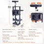 Árbol para gatos VEVOR para interiores, torre de 153 cm con condominio, poste rascador de sisal, hamaca, percha superior, plataformas de salto, centro de actividades grande con bola colgante, gris oscuro