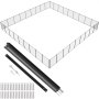 Valla para piscina VEVOR, 4 x 108 pies, valla para piscinas enterradas, valla de seguridad para niños extraíble, valla para piscina de fácil instalación, valla de piscina de PVC Teslin de 340 g que protege a niños y mascotas