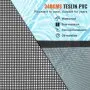 Valla para piscina VEVOR, 4 x 96 pies, valla para piscinas enterradas, valla de seguridad para niños extraíble, valla para piscina de fácil instalación, valla de piscina de PVC Teslin de 340 g que protege a niños y mascotas