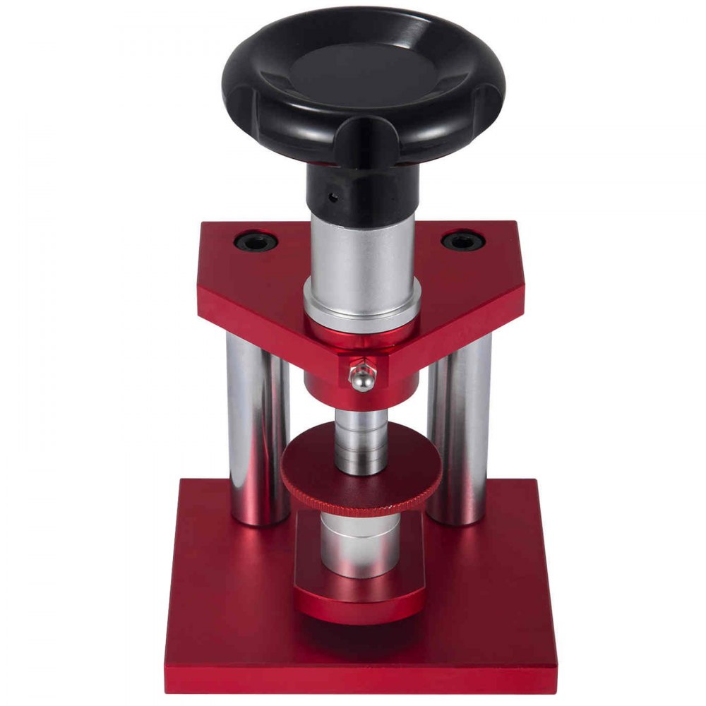 Kit de reparación de relojes VEVOR rojo con detalles en plata y negro