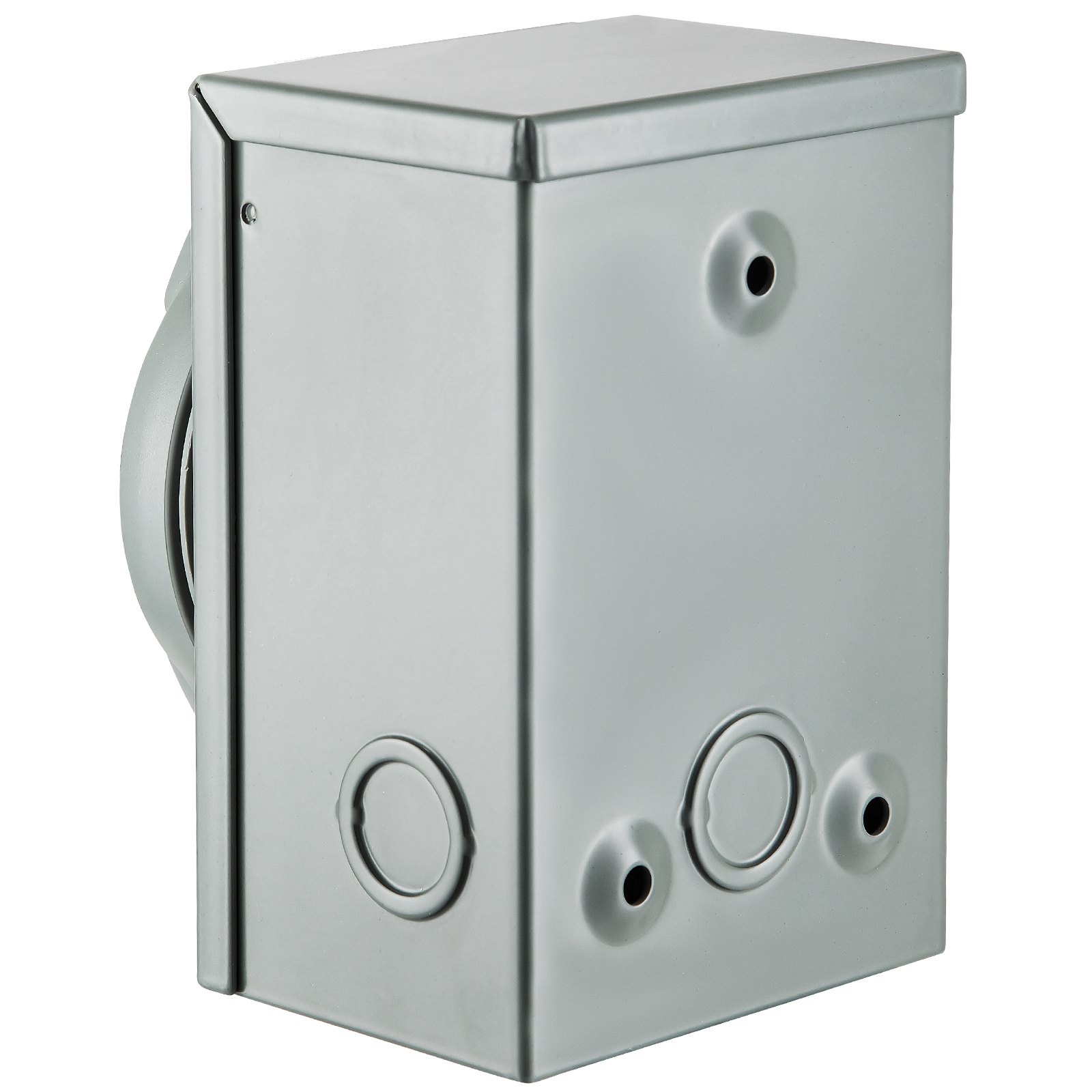 Caja de entrada de generador VEVOR, caja de alimentación de 50 amperios, caja de entrada de alimentación SS2-50P, caja de entrada de alimentación de 3 clavijas 50 A, caja de entrada de alimentación de generador de 120/250 V, caja de generador de 12500 W, cajas de entrada con certificación ETL de 10 AWG para uso en exteriores