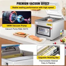Envasadora al Vacío Automático para Alimentos DZ-260C Envasadora al Vacío 220 V