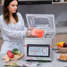 Envasadora al Vacío Automático para Alimentos DZ-260C Envasadora al Vacío 220 V