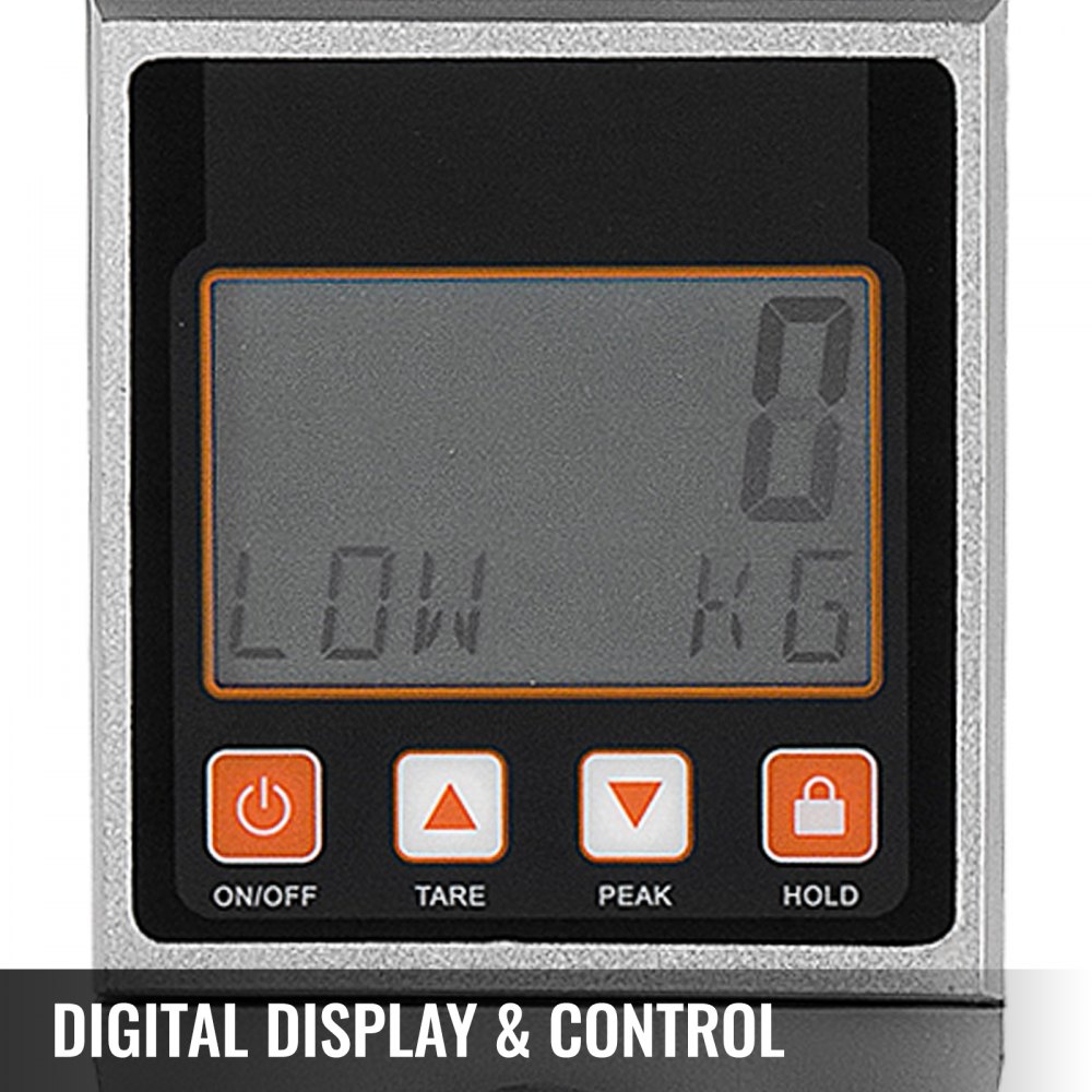 Báscula colgante digital VEVOR de 6600 libras, báscula de grúa de 3 toneladas, báscula colgante industrial resistente con gancho, báscula colgante para plantas industriales, talleres y mercados agrícolas