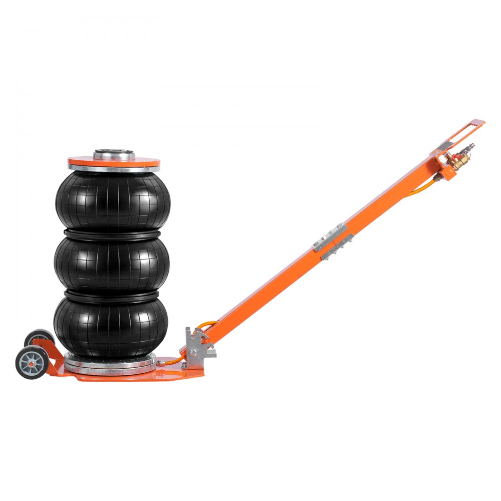 Gato neumático VEVOR de 3 toneladas/6600 lb, 1-6S, con columna elevada y asa ajustable, compacto, fácil de levantar y compacto, con almohadilla de goma gruesa, apto para sedán, SUV y camioneta.