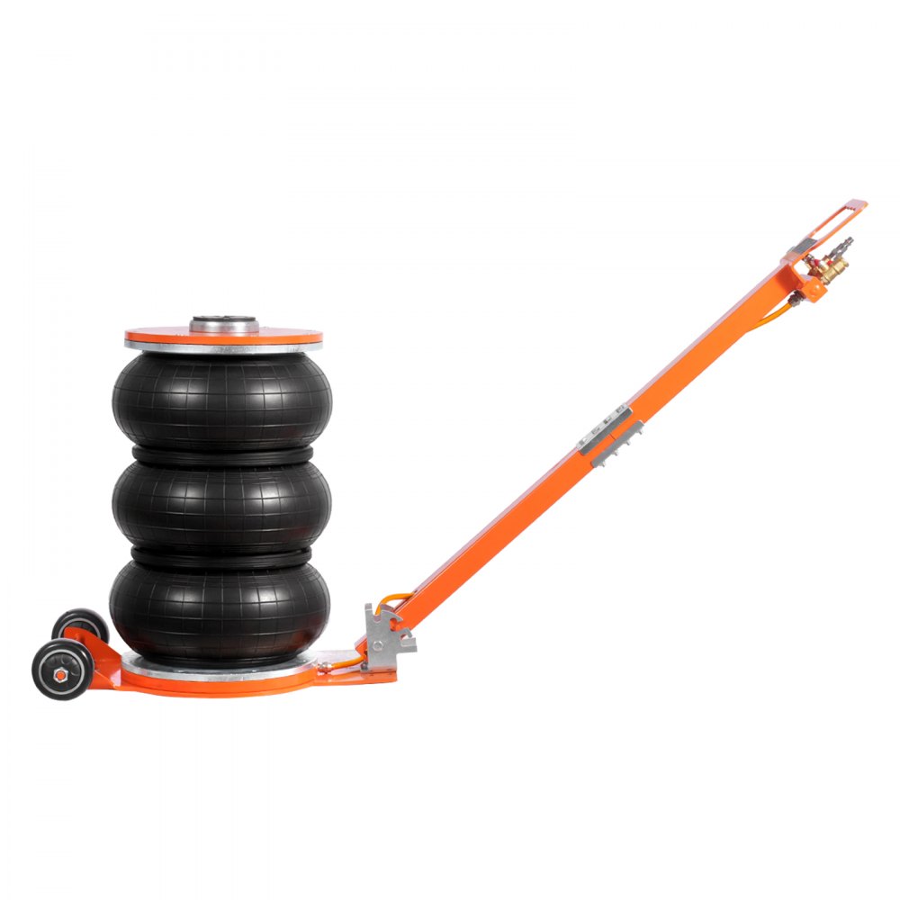 Gato neumático VEVOR de 5 toneladas/11 000 lb, 4-10 unidades, con columna elevada y asa ajustable, fácil de levantar y compacto, con almohadilla de goma gruesa, apto para sedán, SUV y camioneta.