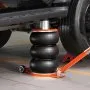 Gato neumático VEVOR de 5 toneladas/11 000 lb, 4-10 unidades, con columna elevada y asa ajustable, fácil de levantar y compacto, con almohadilla de goma gruesa, apto para sedán, SUV y camioneta.