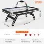 Mesa de hockey neumática VEVOR, mesa de hockey de interior de 89 pulgadas para niños y adultos, juego de hockey deportivo con luces LED, 2 discos, 2 empujadores y sistema de puntuación electrónico, juego de arcade para sala de juegos o casa.