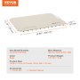 VEVOR Electric Warming Tray, Food Warming Mat for Buffet, Rollable & Portable Silicone Food Warmer with 4 Adjustable Temperature Settings, Auto Shut-Off & Child Lock, Perfect for Parties, Catering
