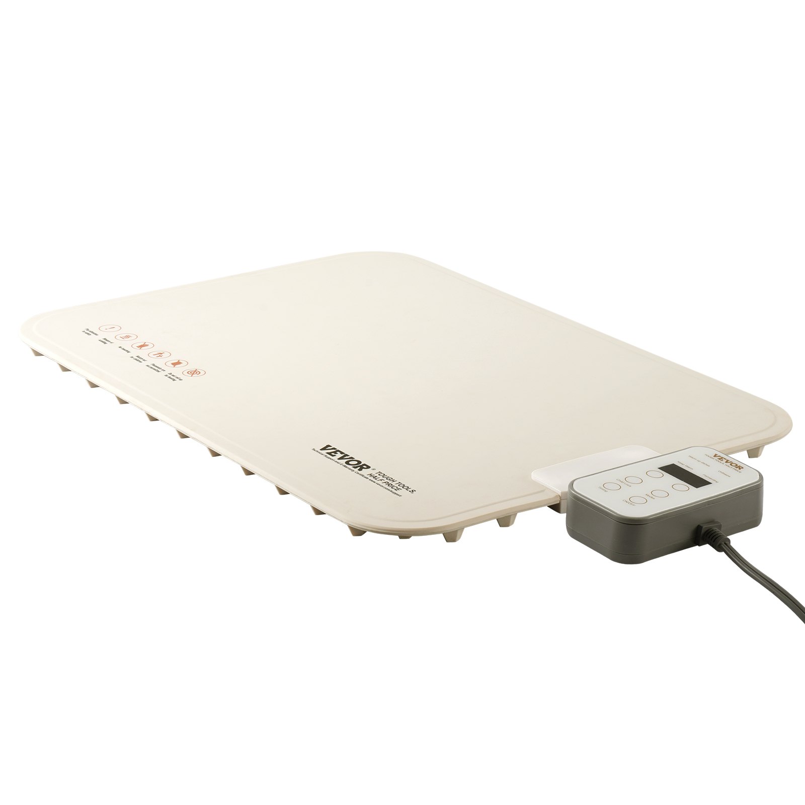 VEVOR Electric Warming Tray, Food Warming Mat for Buffet, Rollable & Portable Silicone Food Warmer with 4 Adjustable Temperature Settings, Auto Shut-Off & Child Lock, Perfect for Parties, Catering