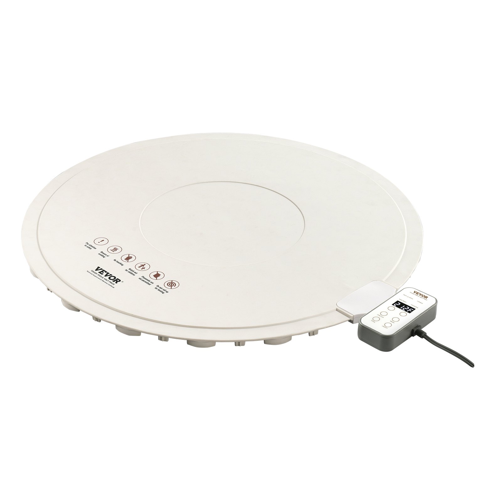 Bandeja eléctrica VEVOR, tapete calentador de alimentos para bufé, calentador de alimentos de silicona enrollable y portátil con 4 temperaturas ajustables, apagado automático y bloqueo para niños, perfecto para fiestas y catering.