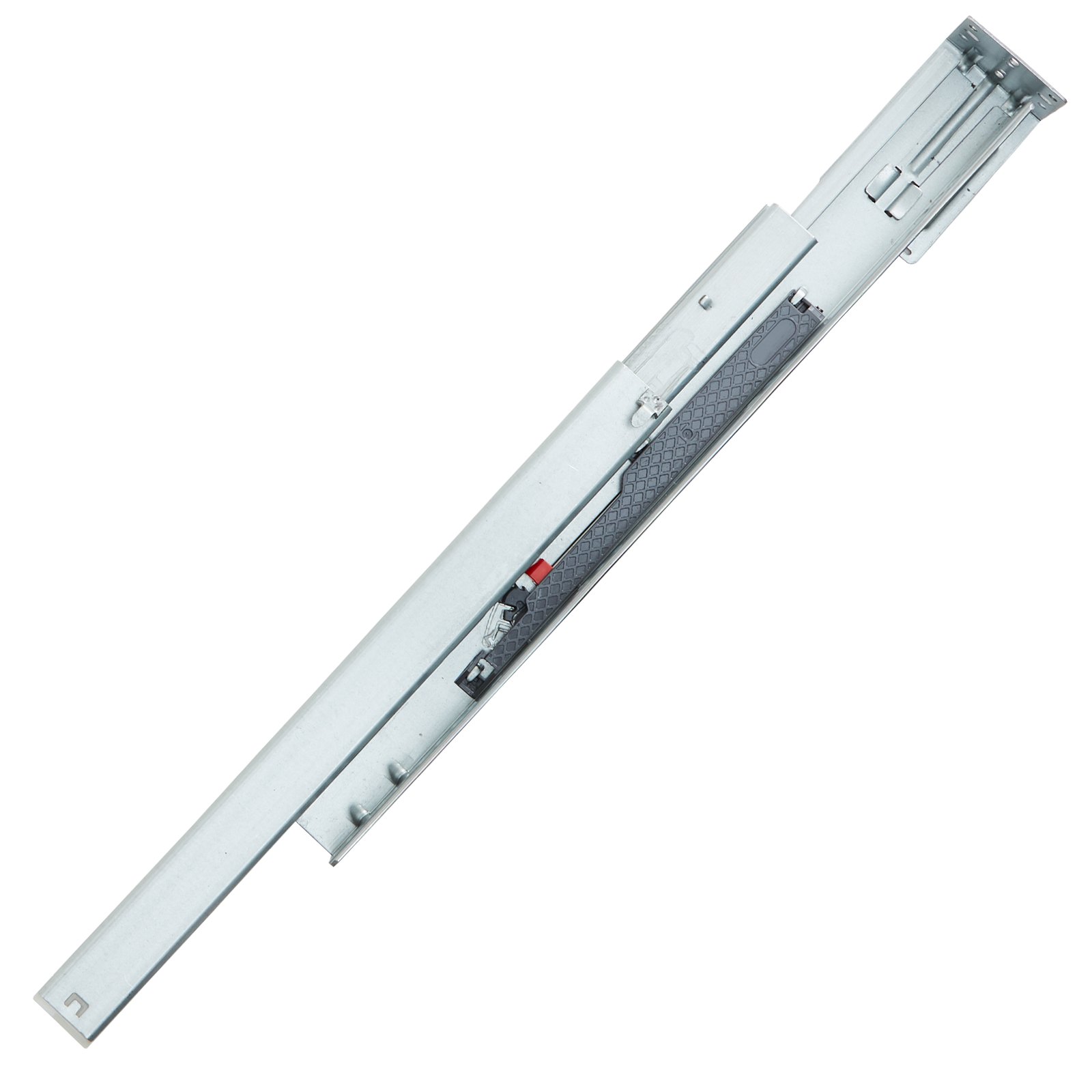 VEVOR - 6 pares de rieles laterales inferiores para cajones de 15 pulgadas, rieles de acero extensibles con rodamientos de bolas de alta resistencia, guías silenciosas de cierre suave para gabinetes de cocina con mecanismo de bloqueo, capacidad de carga de 100 lb