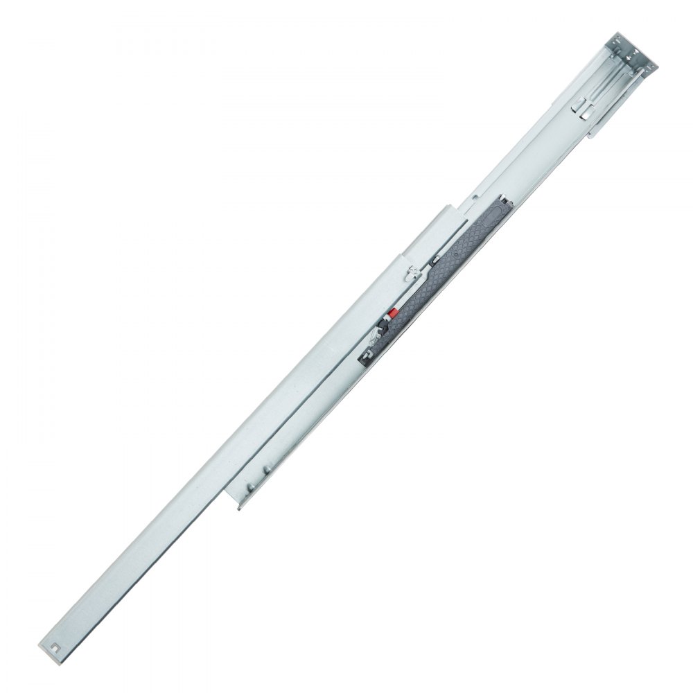Correderas para cajones VEVOR en color plata, con un diseño elegante y resistente para un funcionamiento suave del cajón.