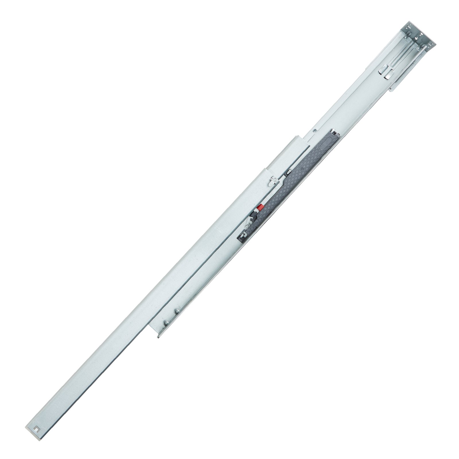 Correderas para cajones VEVOR en color plata, con un diseño elegante y resistente para un funcionamiento suave del cajón.