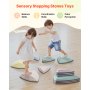 VEVOR Kids Balance Stepping Stones - Carrera de obstáculos sensoriales, 6 piezas, para exterior e interior