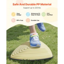 VEVOR Kids Balance Stepping Stones - Carrera de obstáculos sensoriales, 6 piezas, para exterior e interior