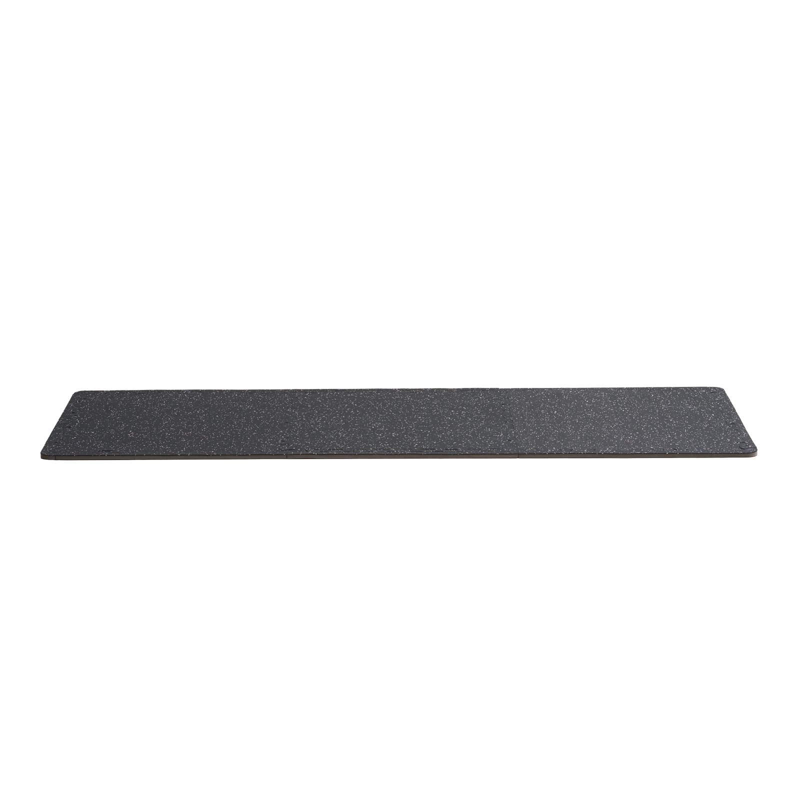 VEVOR - Juego de 6 alfombrillas para gimnasio de 0,56" de grosor, 24" x 24" de espuma EVA y parte superior de goma entrelazadas para entrenamiento con una cobertura de 24 pies cuadrados, suelos de rompecabezas impermeables para ejercicios de gimnasio, hogar, garaje, sótano, color blanco y negro