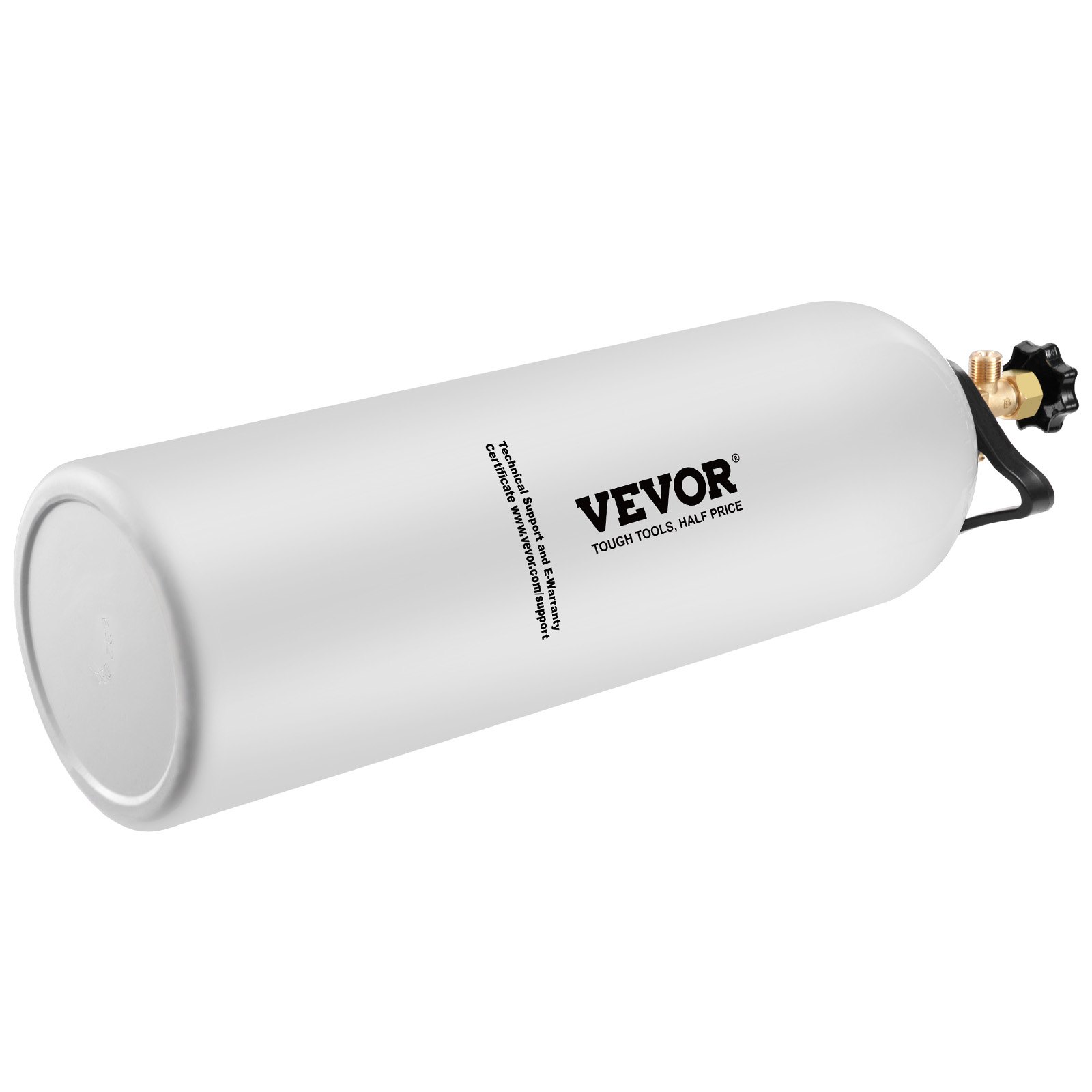 Tanque de CO2 VEVOR, cilindro de aleación de aluminio nuevo de 20 libras, tanque de aire de CO2 con revestimiento en aerosol, válvula CGA320, manija y presión ajustable, cilindro aprobado por DOT y TC para dispensar cerveza de barril y hacer refrescos