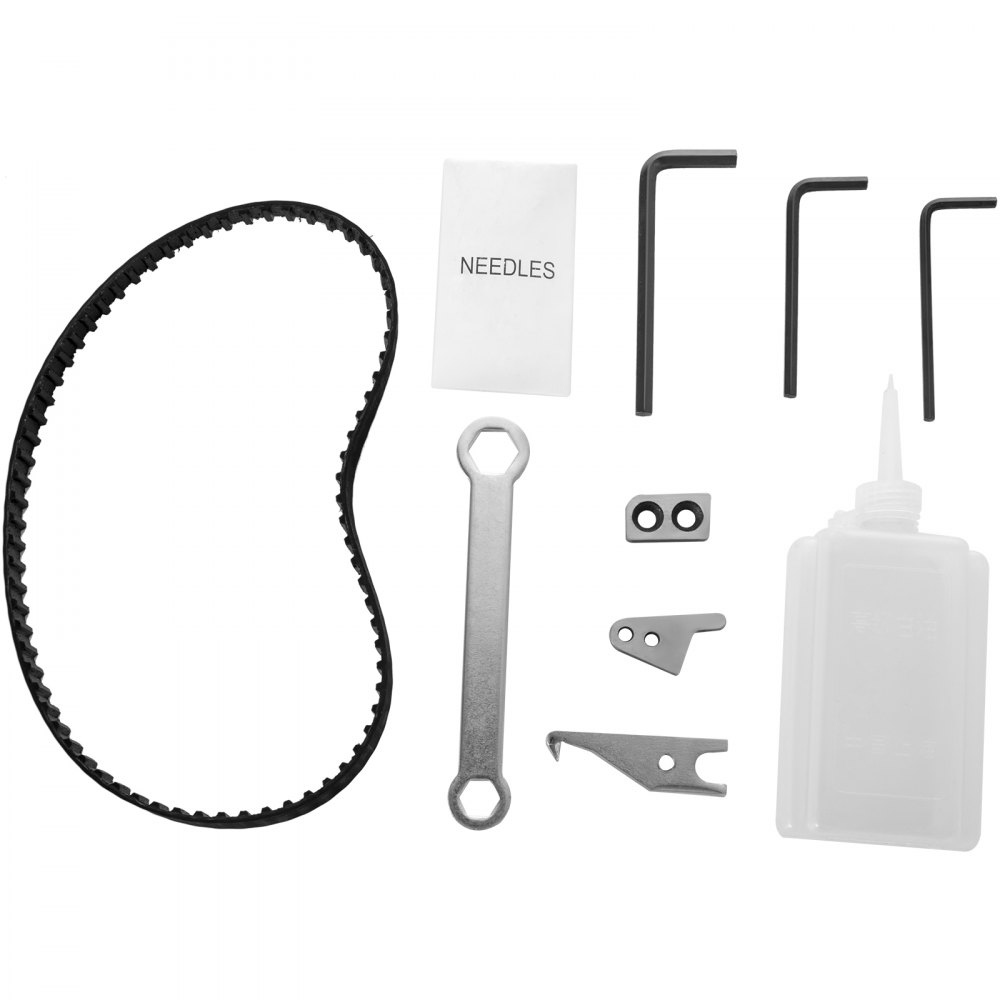 VEVOR Selladora de Bolsas portátil para cerrar bolsas Máquina de coser eléctrica para cerrar bolsas Máquina de coser portátil de 220 V