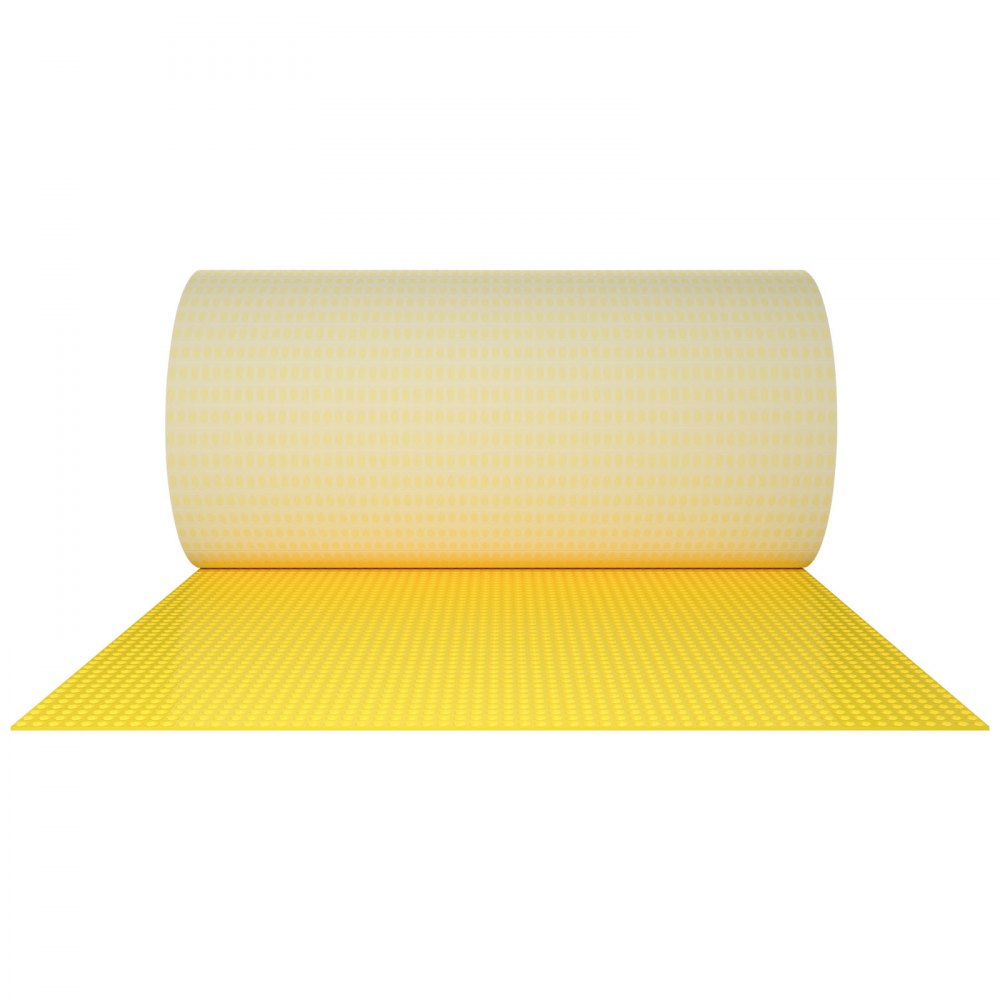 Tuspuzz Membrana de Polietileno para Desacoplamiento 6x1 m Grosor 3 mm para Baño