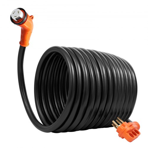 VEVOR 50ft RV Cable de alimentación Generador Cable 50A NEMA SS2-50R/NEMA 14-50P ETL Listado