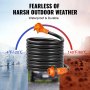 Cable de alimentación para vehículos recreativos VEVOR de 15 pies, duradero e impermeable, adecuado para temperaturas de -4 ° F a 140 ° F.